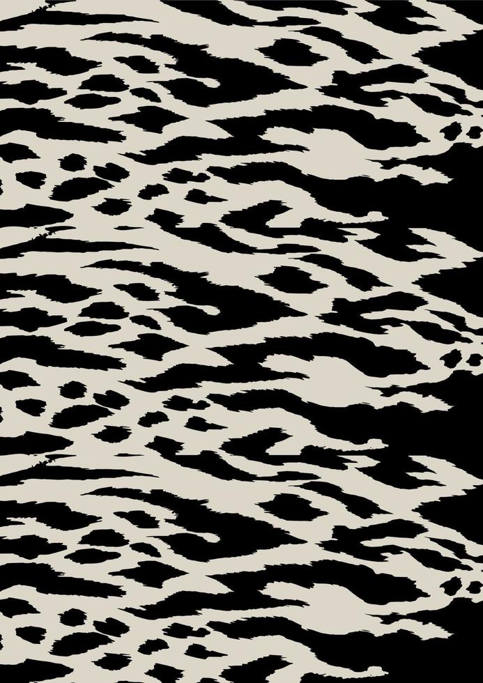 ilustração vetorial de padrão de pele de tigre vetor