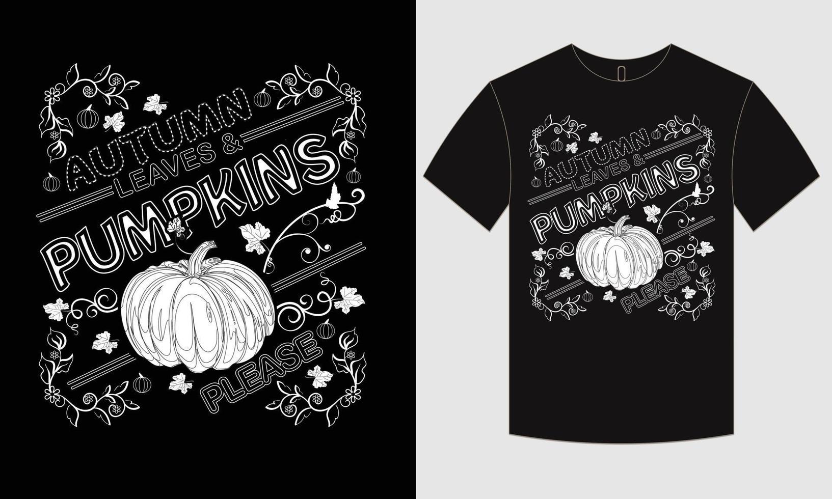 desenho de t-shirt halloween vetor