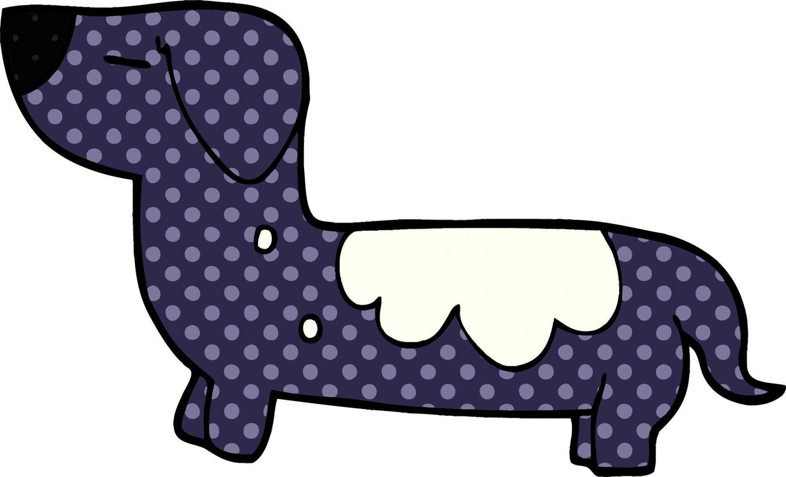 cachorro de desenho animado vetor