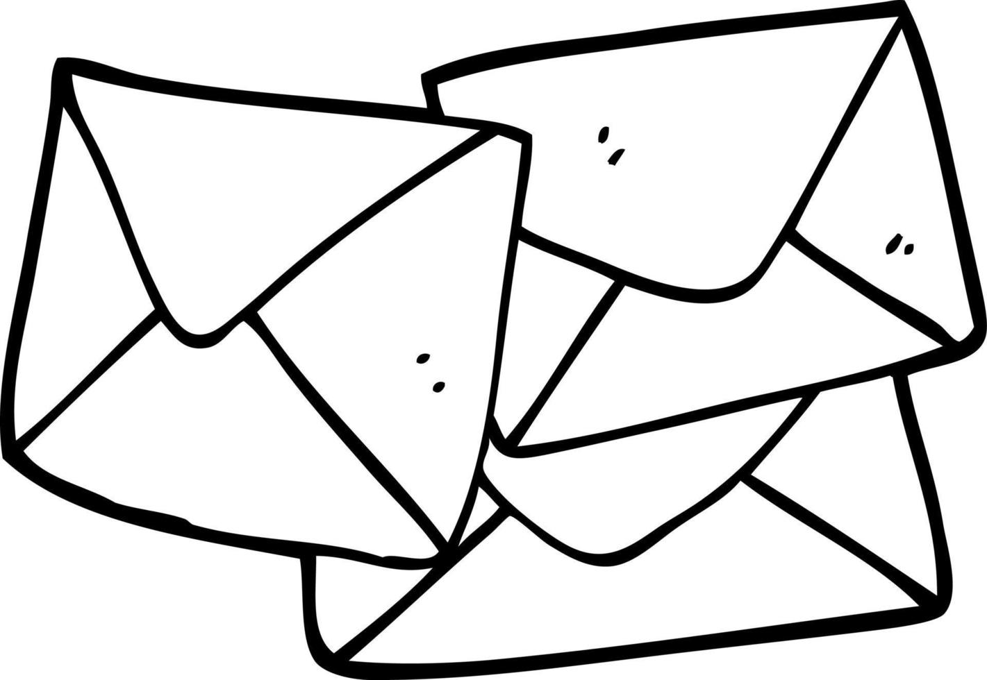 carta de desenho de linha de desenho vetor