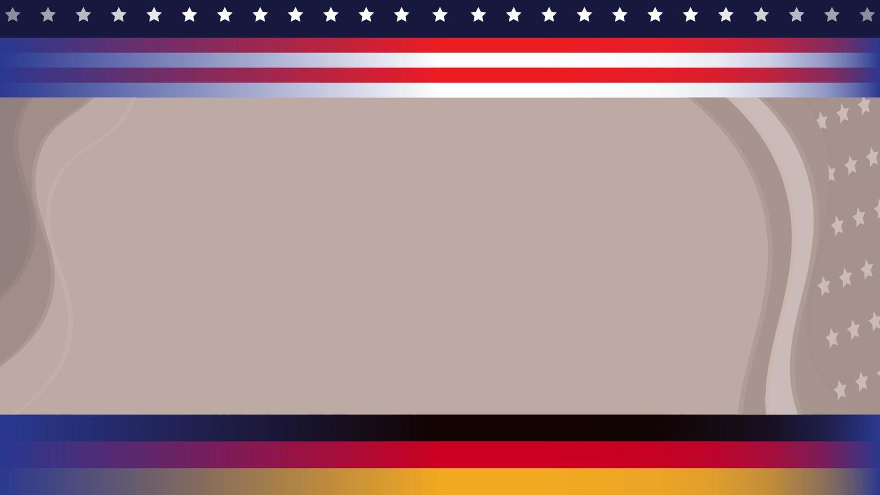 fundo de bandeira americana com área de espaço de cópia. adequado para uso no evento do dia americano alemão vetor
