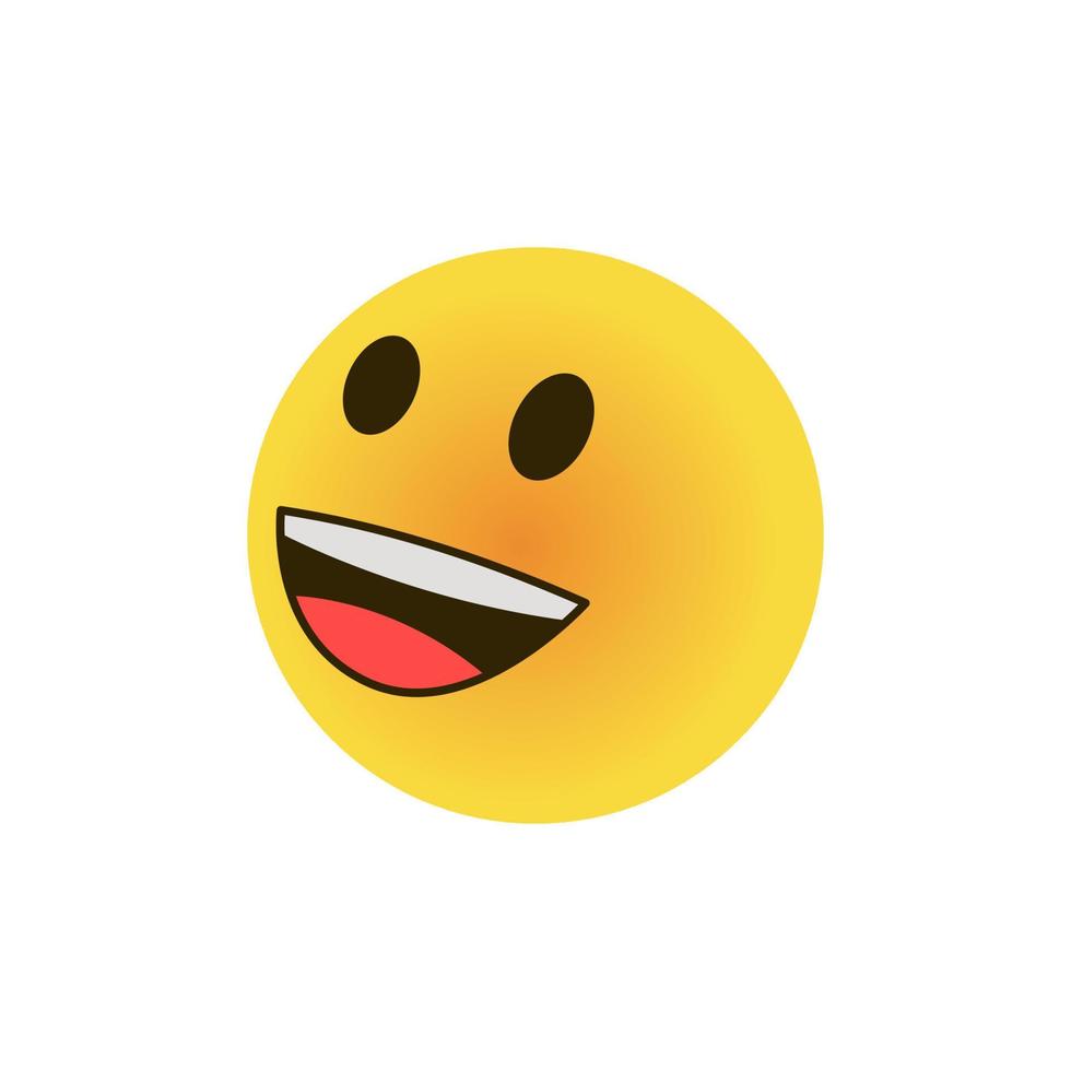 design de ilustração de design plano emoji vetor