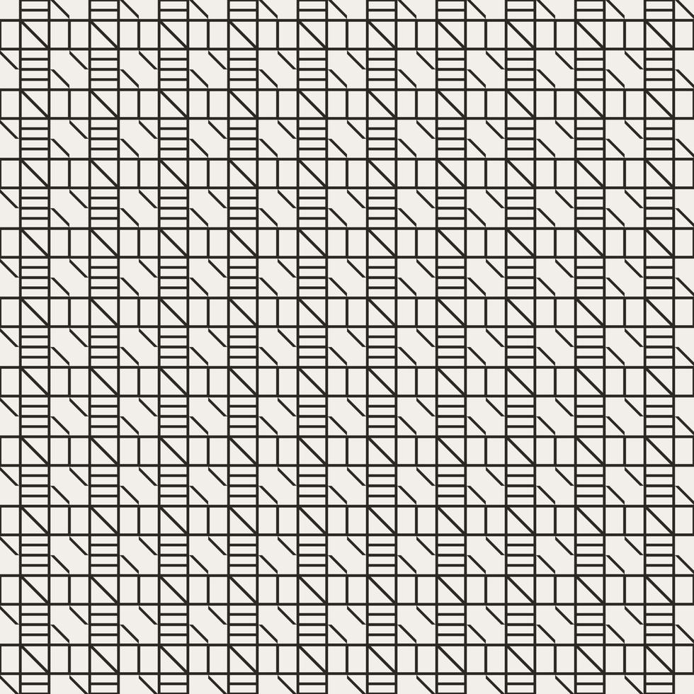 ilustração em vetor padrão sem costura tradicional geométrica minimalista moderna