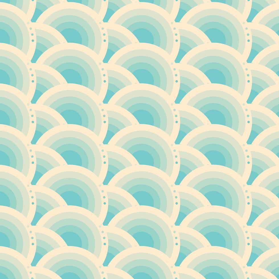 abstrato padrão círculo ilustração em vetor tom azul.