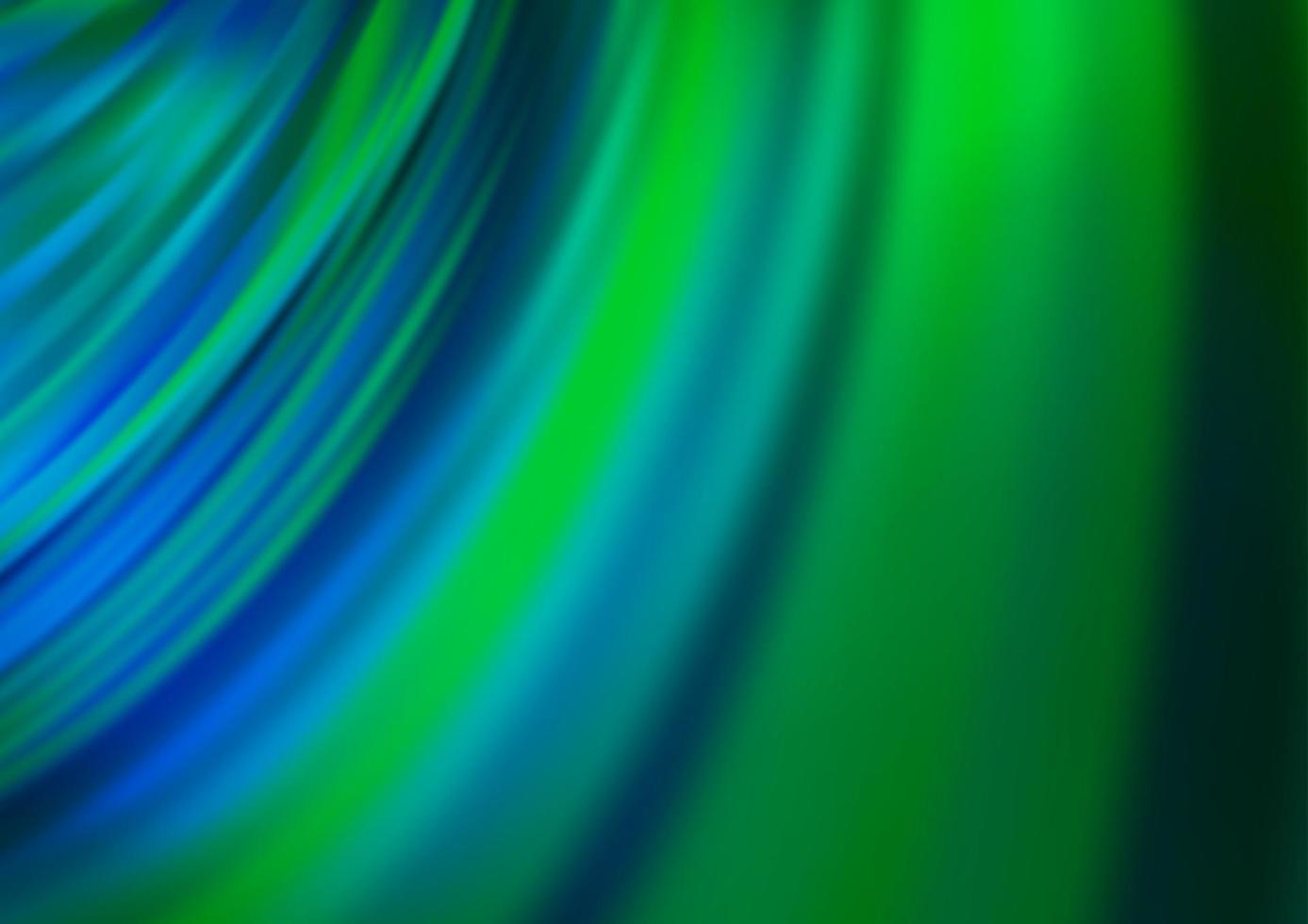 luz padrão de vetor azul, verde com formas líquidas.