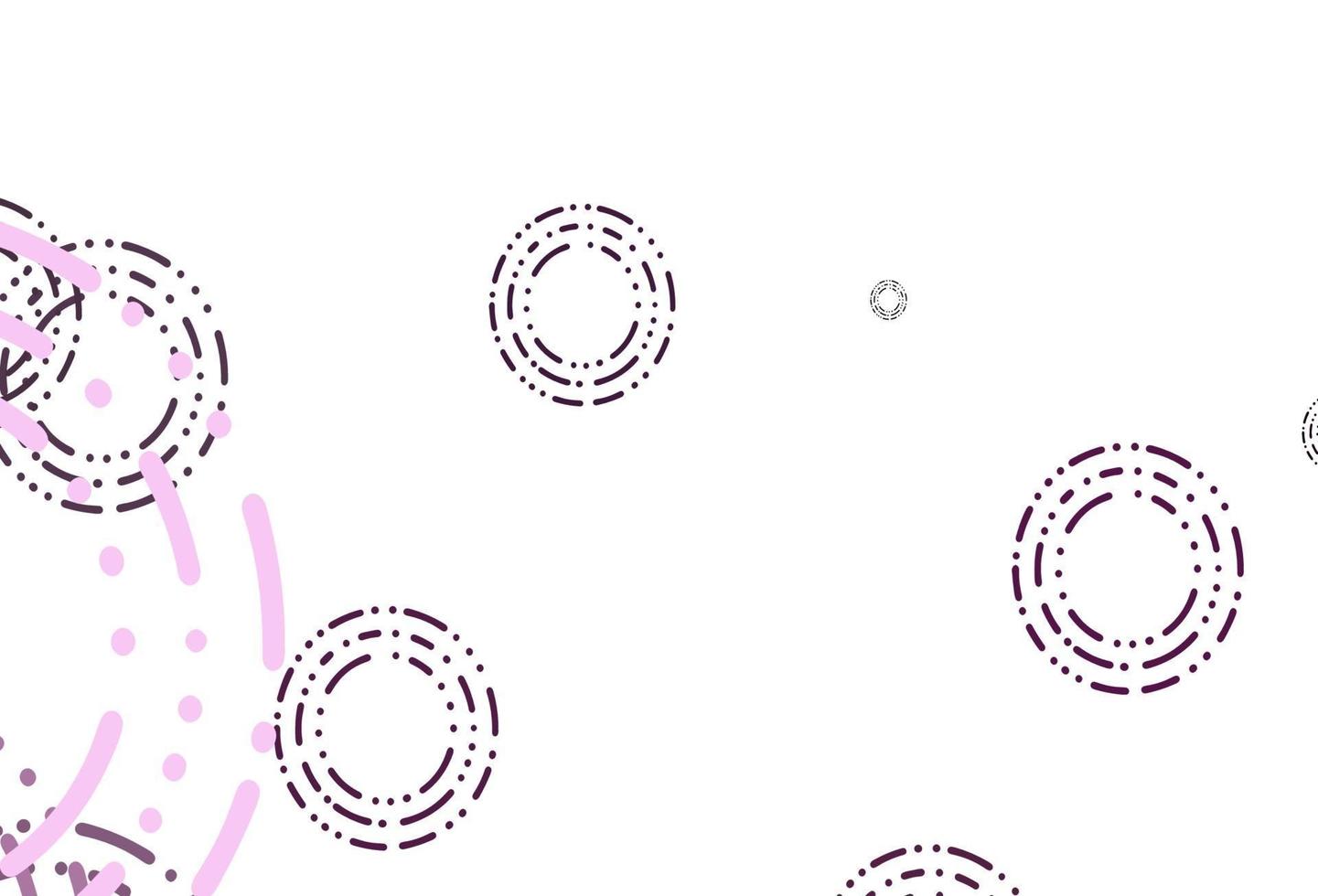 padrão de vetor rosa claro com esferas.