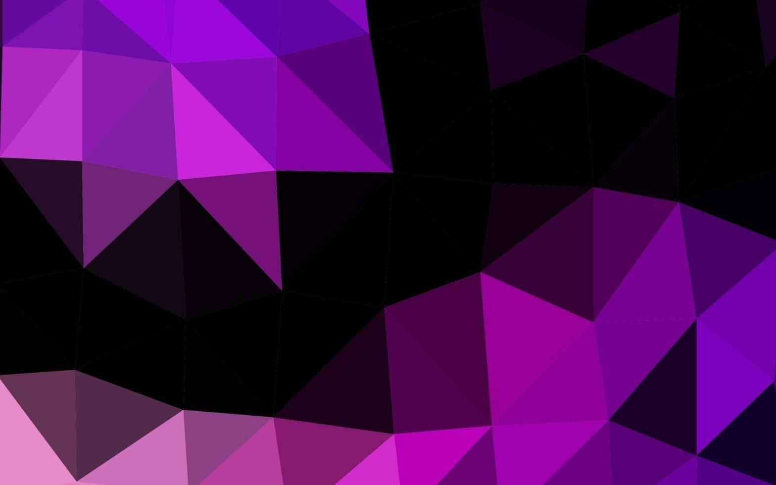 fundo de mosaico abstrato de vetor roxo claro.