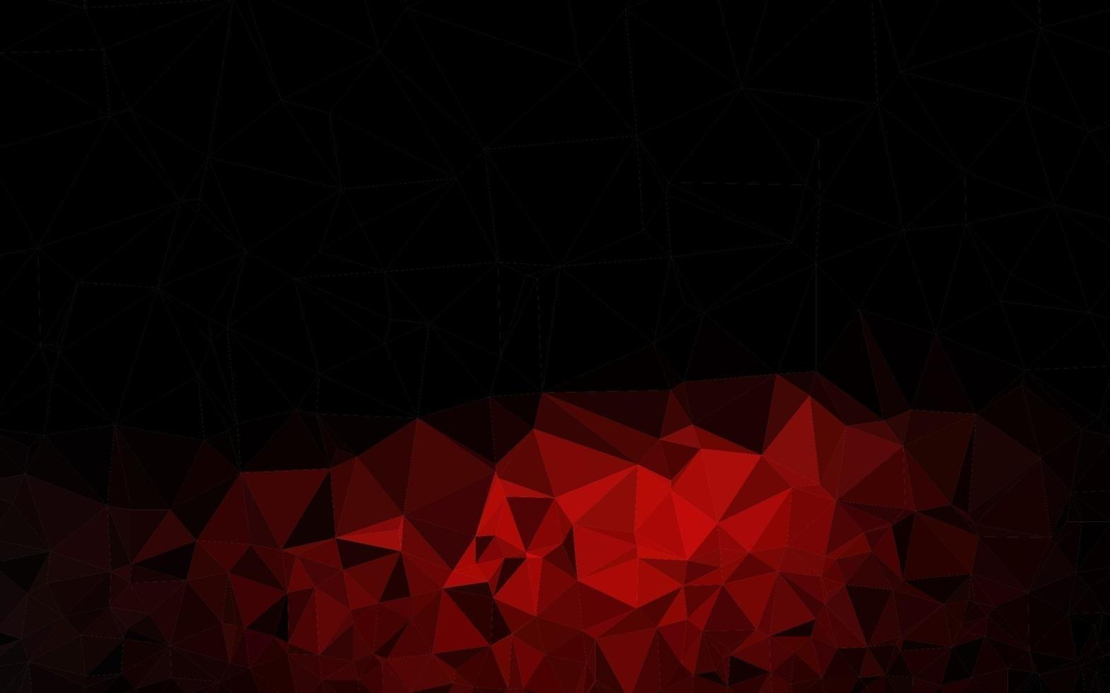 vetor vermelho escuro brilhante padrão triangular.