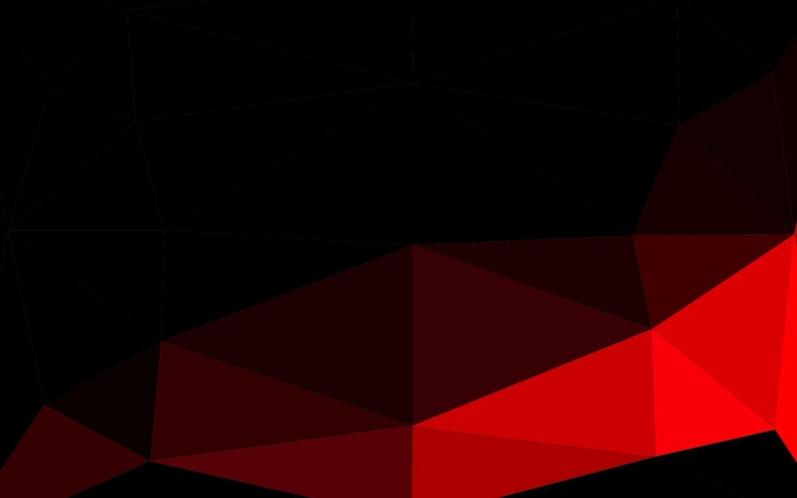 padrão de triângulo embaçado vector vermelho claro.