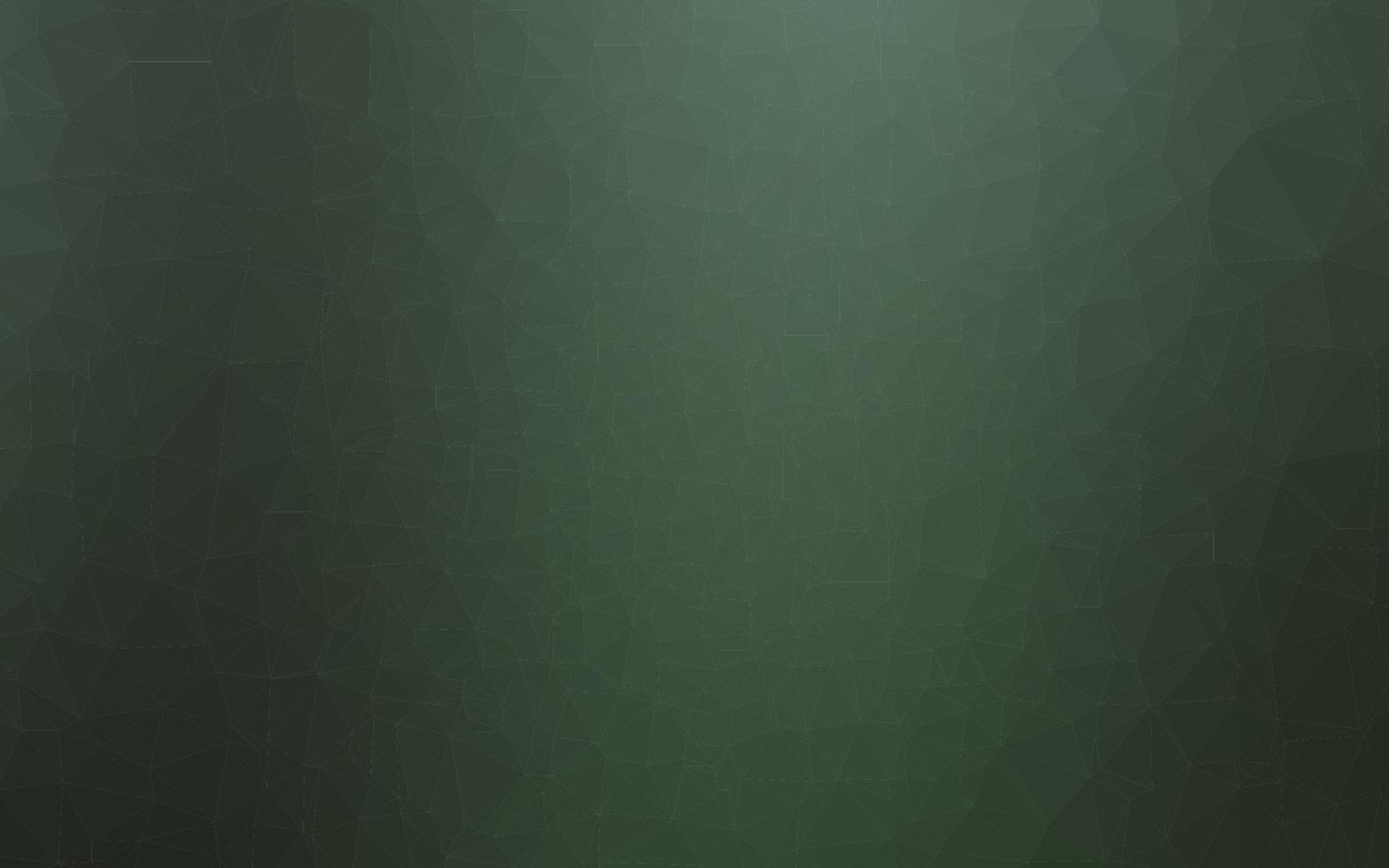 padrão de triângulo embaçado vetor verde escuro.