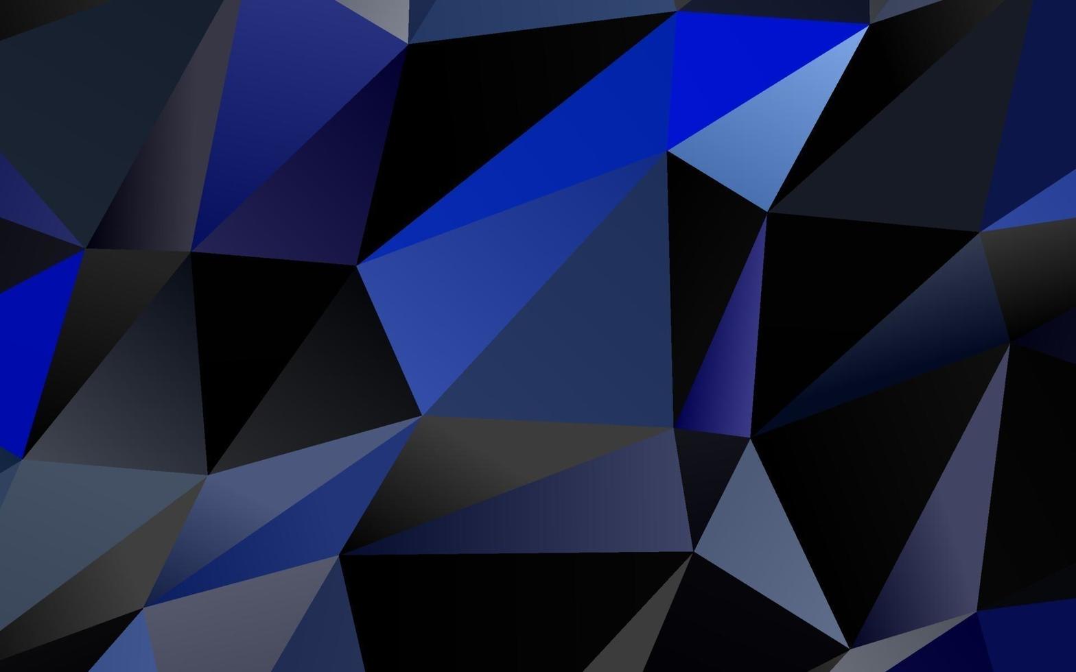 padrão de triângulo embaçado de vetor azul claro.