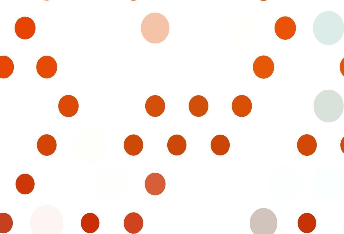 layout de vetor laranja claro com formas de círculo.