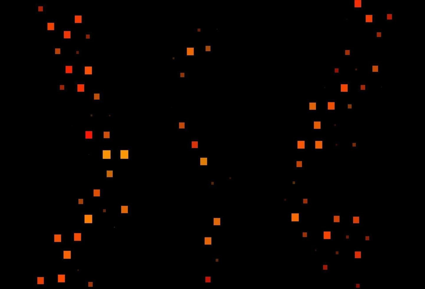 cenário de vetor laranja escuro com retângulos, quadrados.