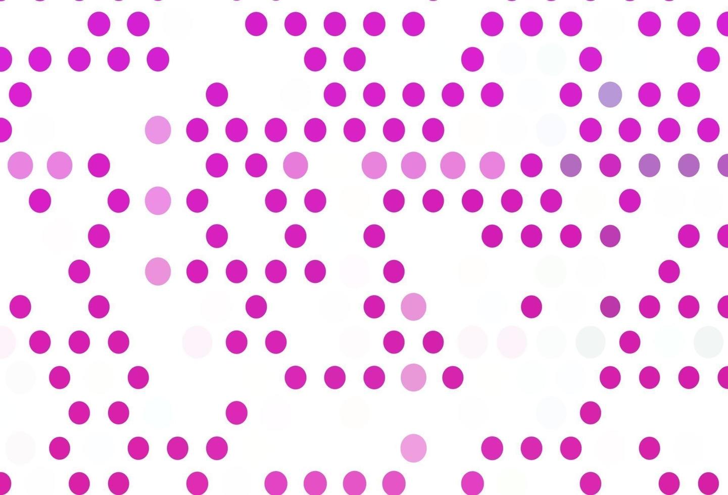 pano de fundo vector rosa claro com pontos.