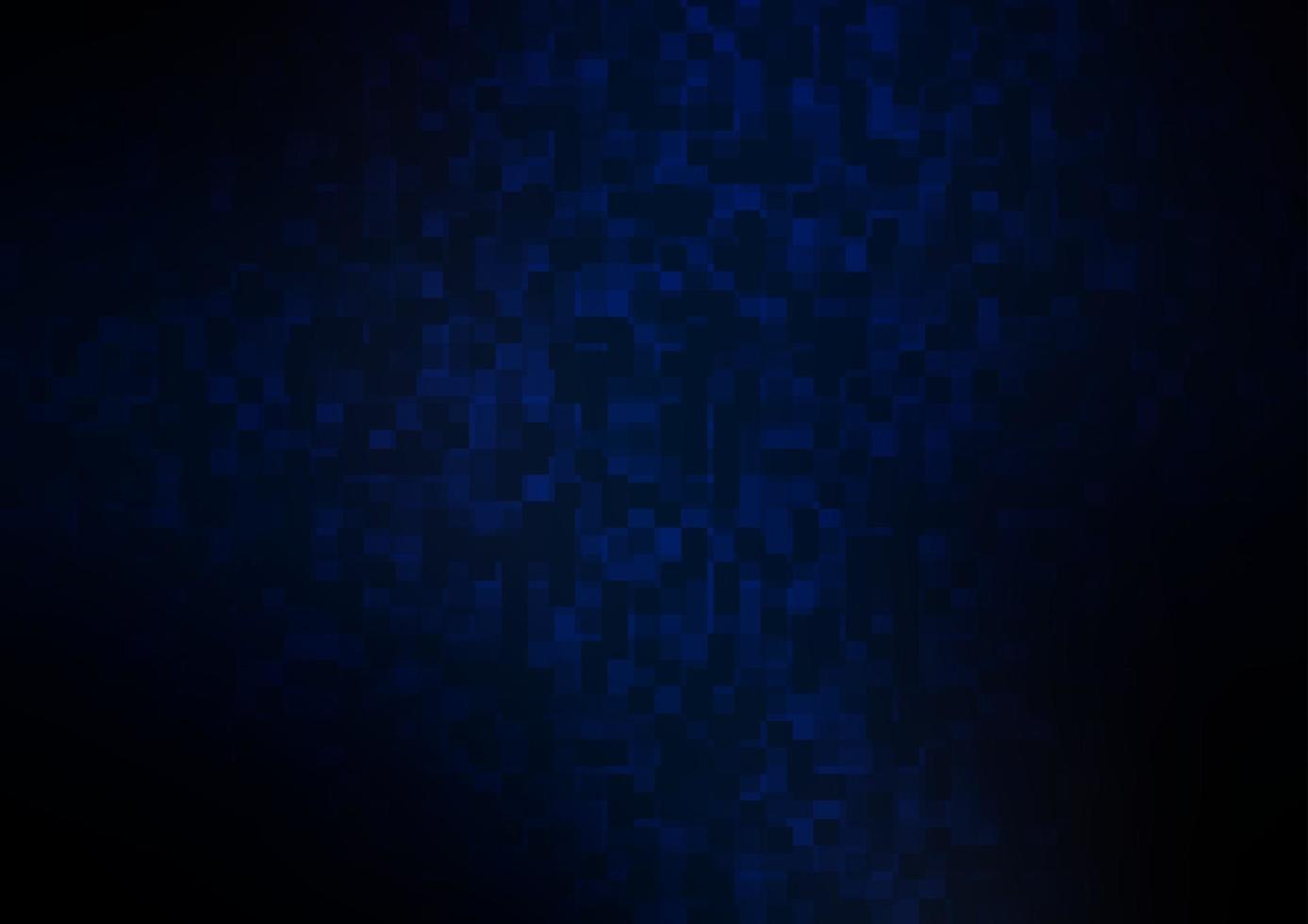 cenário de vetor azul escuro com retângulos, quadrados.