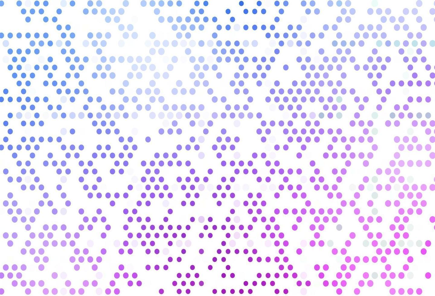 padrão de vetor rosa, azul claro com esferas.