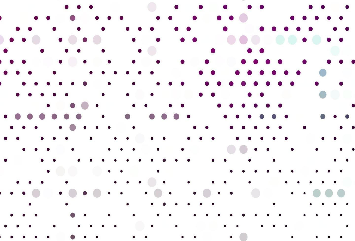 layout de vetor roxo claro com formas de círculo.