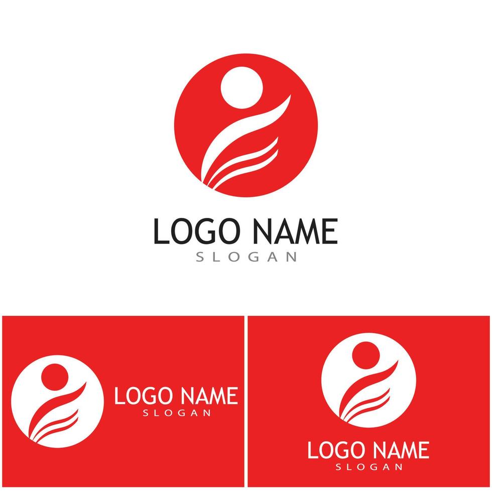 vetor de modelo de logotipo de adoção e cuidados comunitários