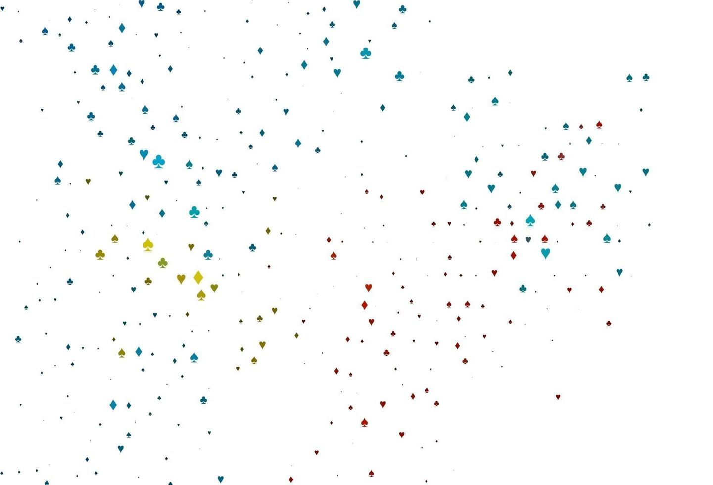 layout de vetor preto claro com elementos de cartões.