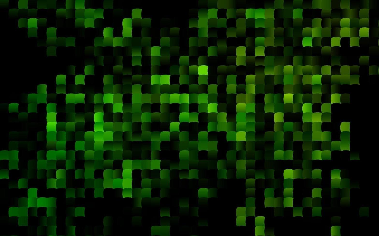 textura vector verde escuro em estilo retangular.