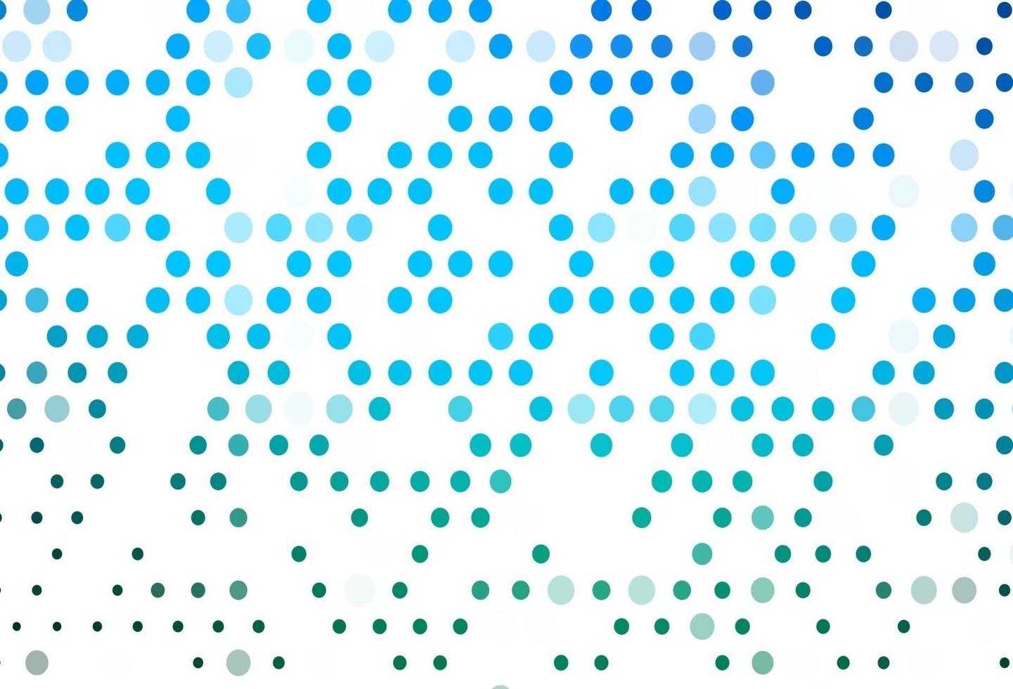 layout de vetor azul claro e verde com formas de círculo.