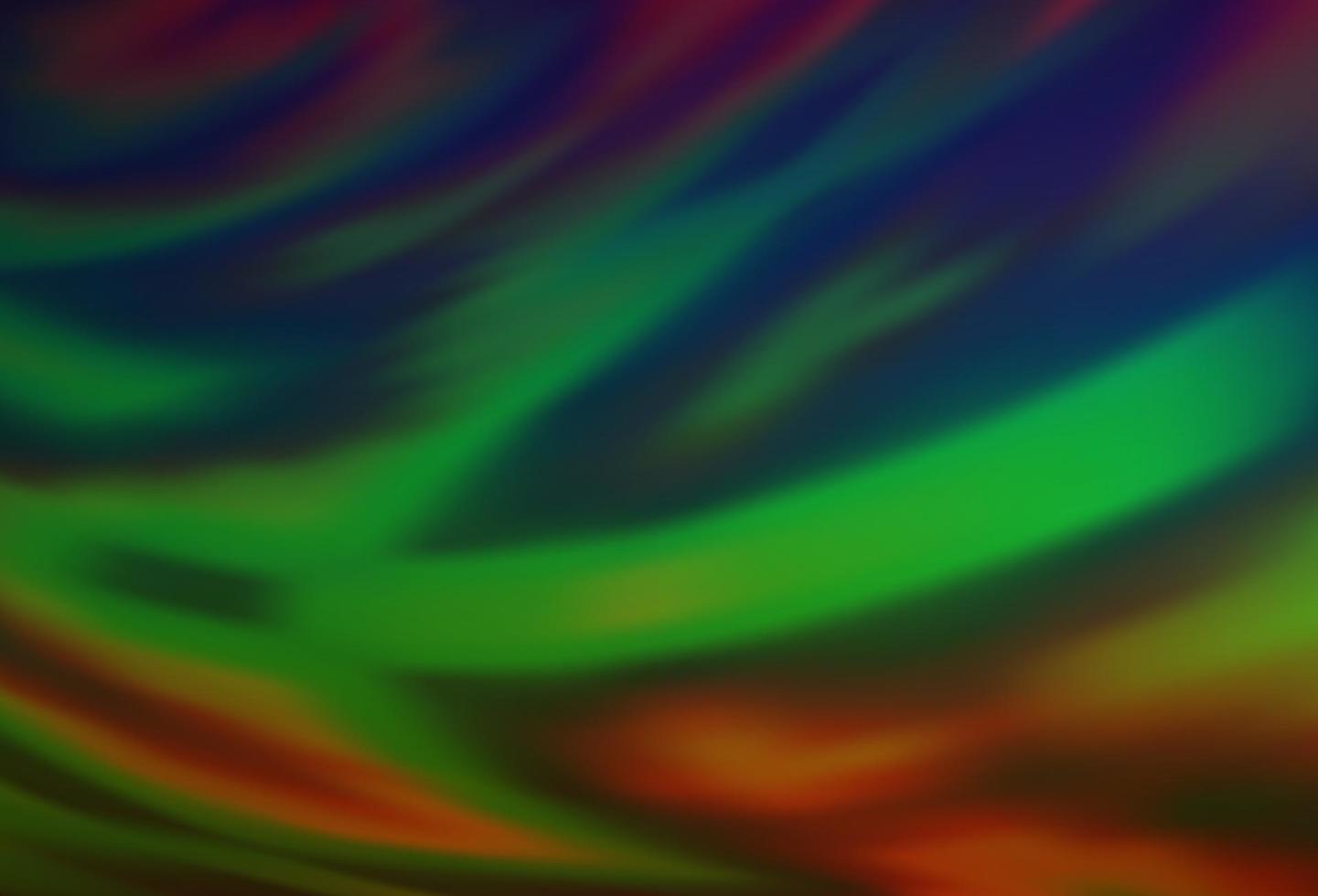 multicolorido escuro, layout abstrato de vetor de arco-íris.