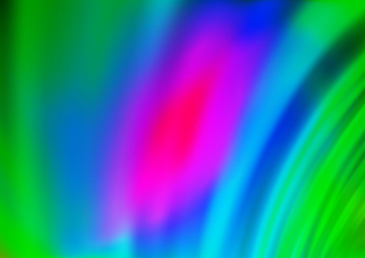 luz multicolor, fundo do vetor do arco-íris com círculos curvos.