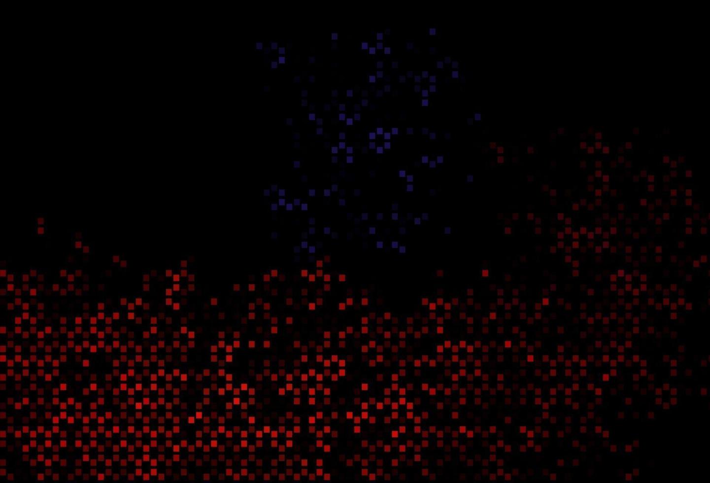 textura vector azul e vermelho escuro com estilo retangular.