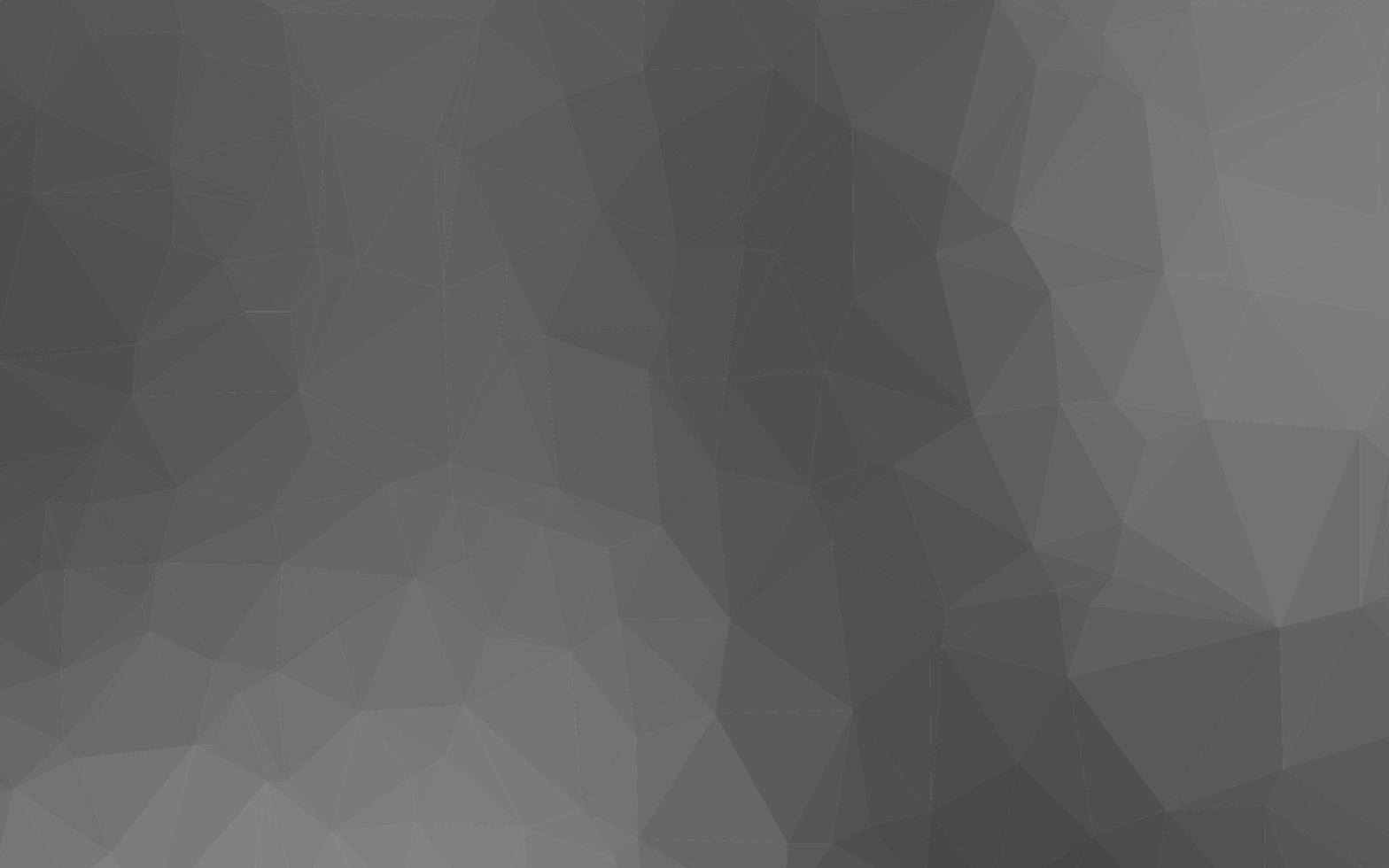 modelo de mosaico de triângulo de vetor cinza claro prata.