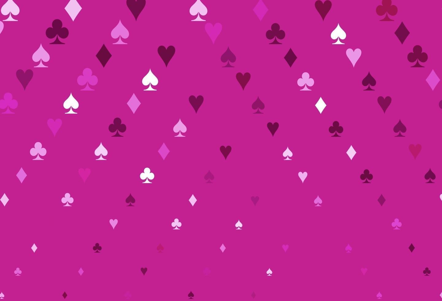 layout de vetor rosa claro com elementos de cartões.
