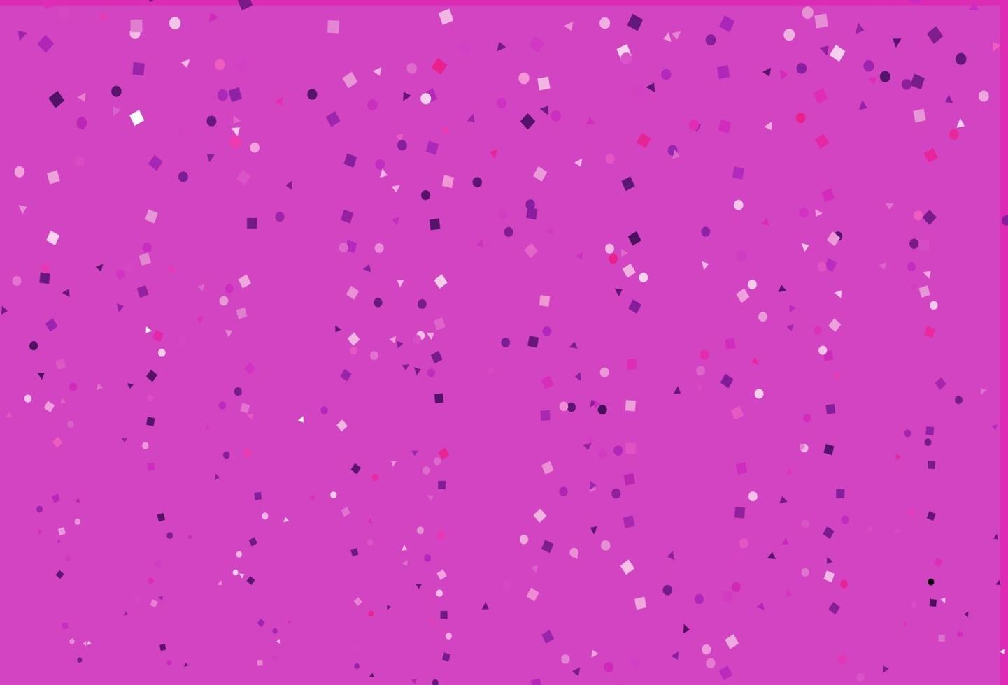 pano de fundo vector rosa claro com linhas, círculos, losango.