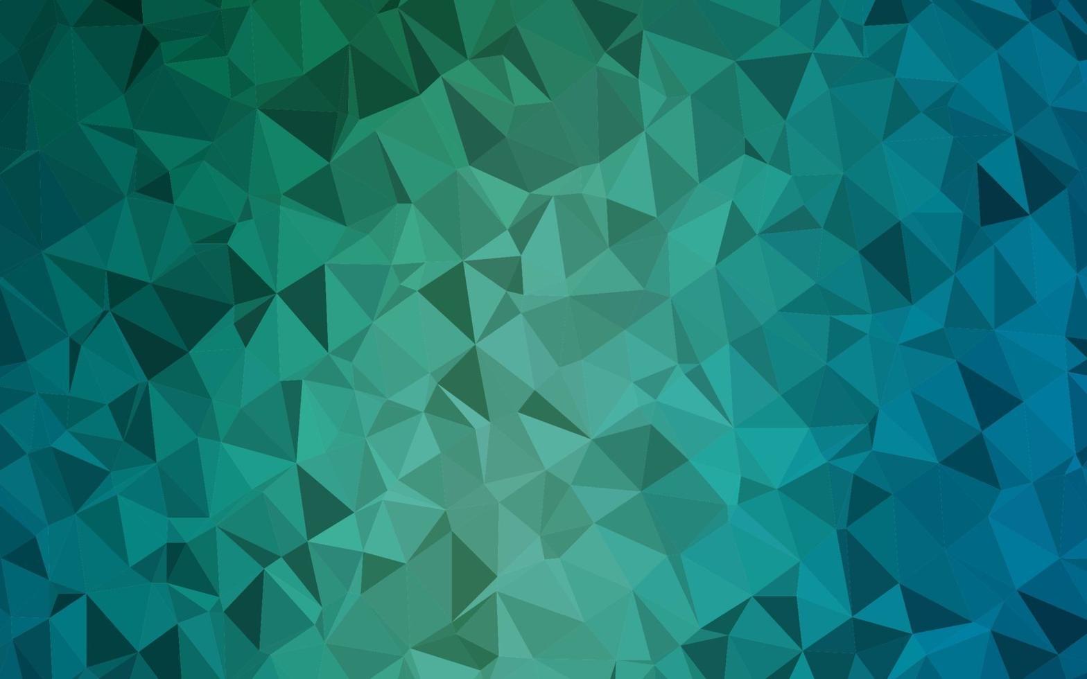 fundo de mosaico abstrato vector azul claro, verde.