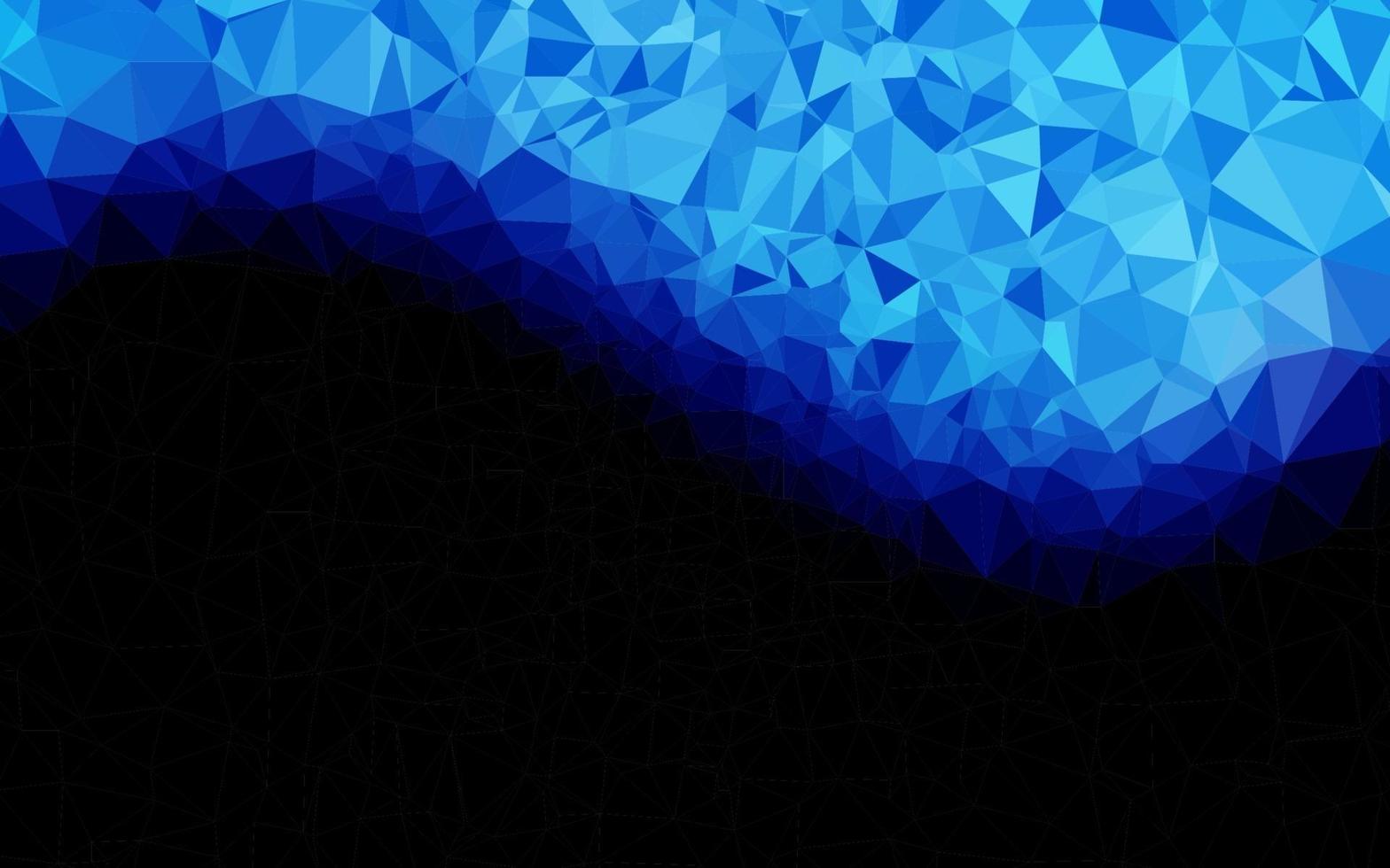 textura do mosaico do triângulo do vetor azul claro.