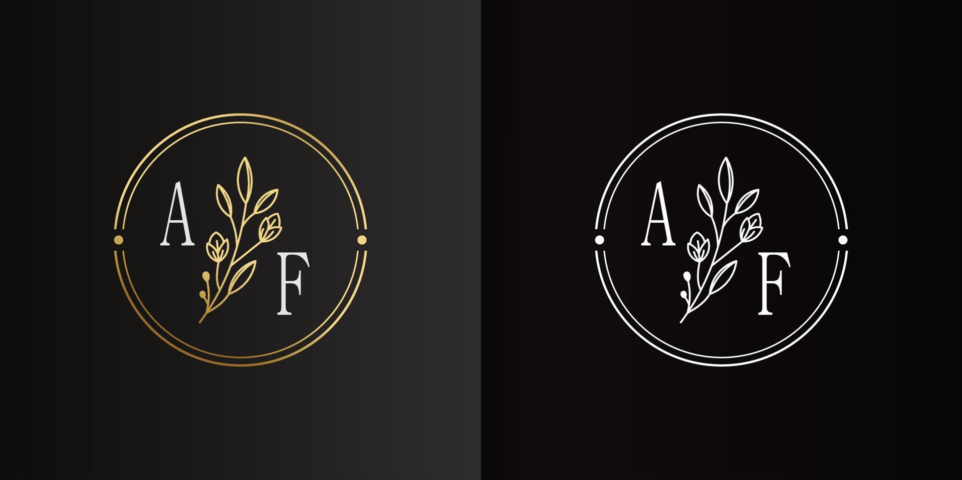 logotipo de design de flores para decoração vetor