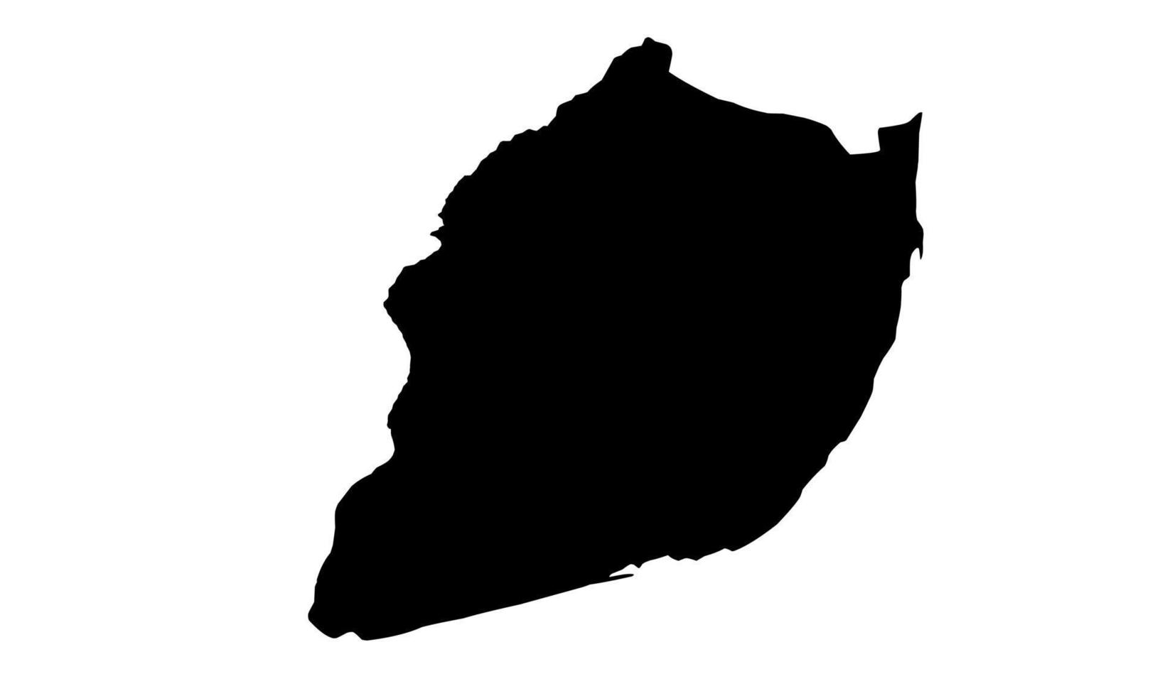 silhueta preta do mapa de lisboa no fundo branco vetor