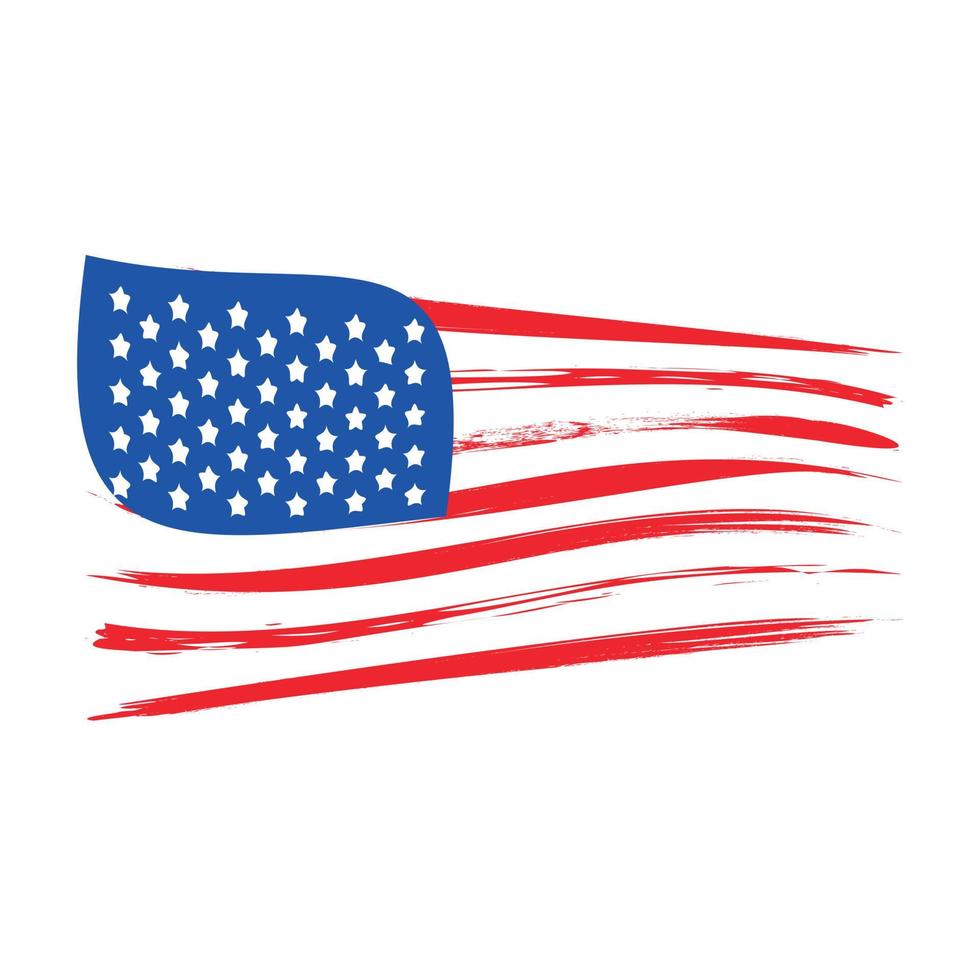 vetor da bandeira americana