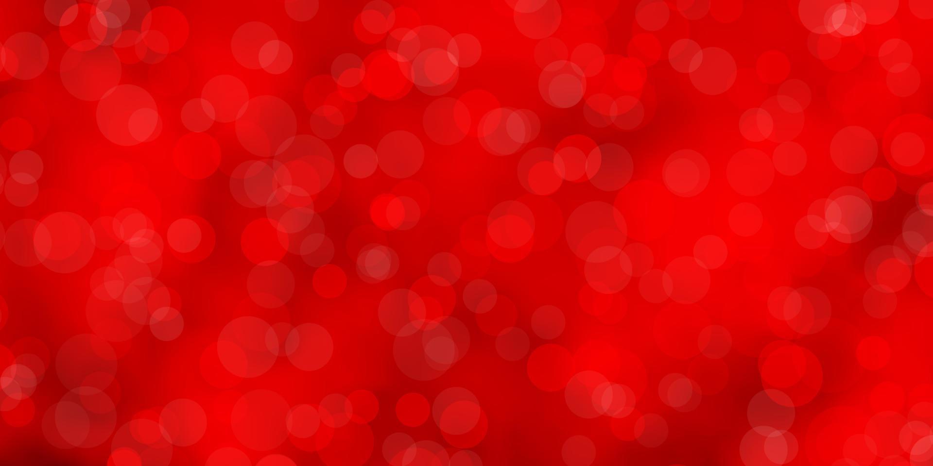 pano de fundo vector vermelho escuro com círculos.