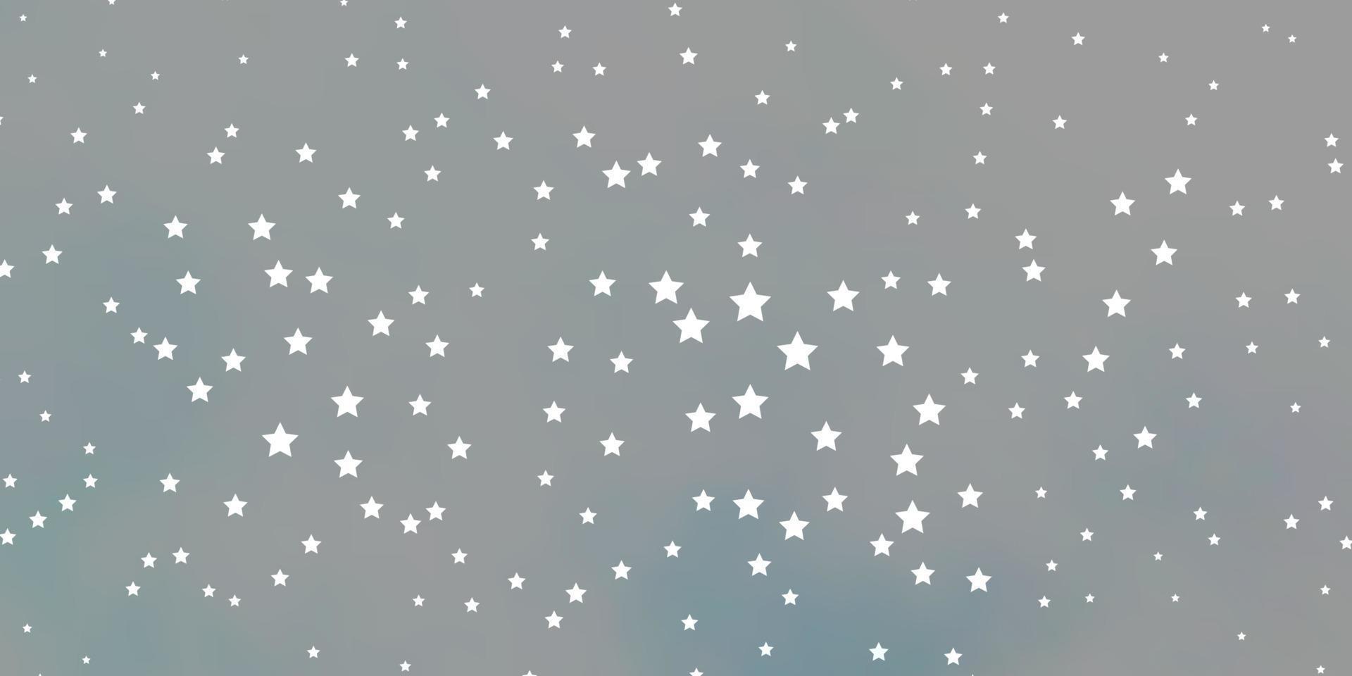 layout de vetor de azul escuro com estrelas brilhantes.