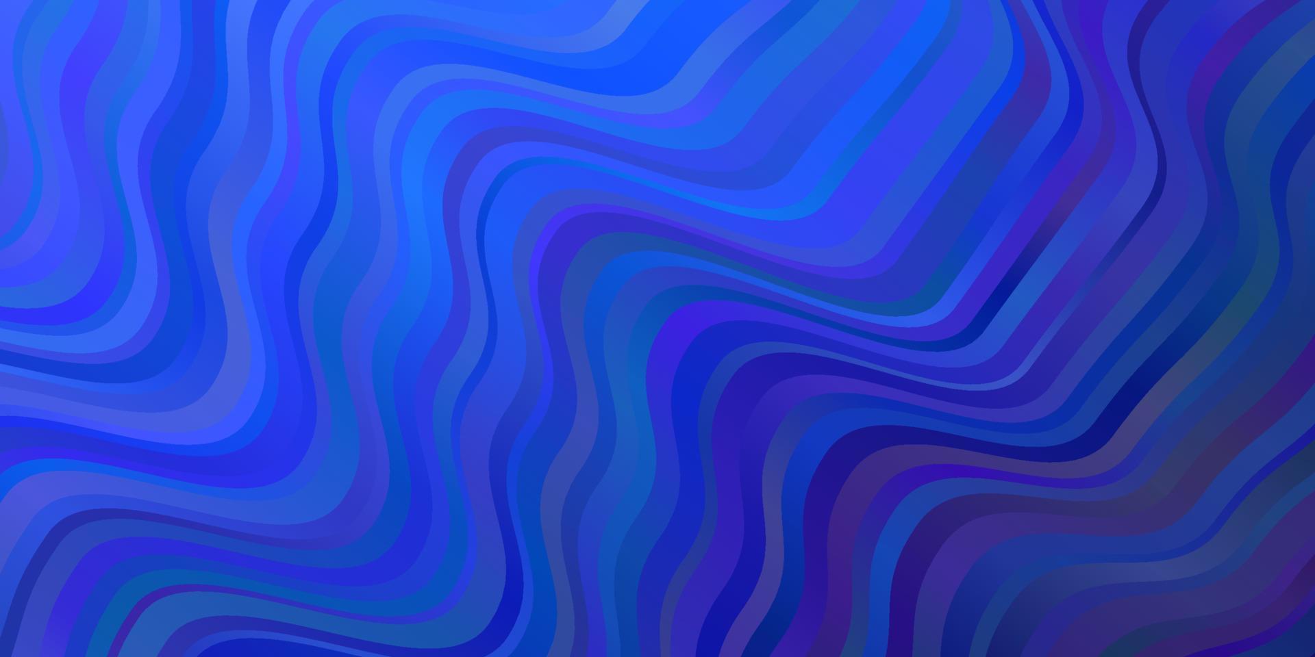 padrão de vetor azul escuro com curvas.