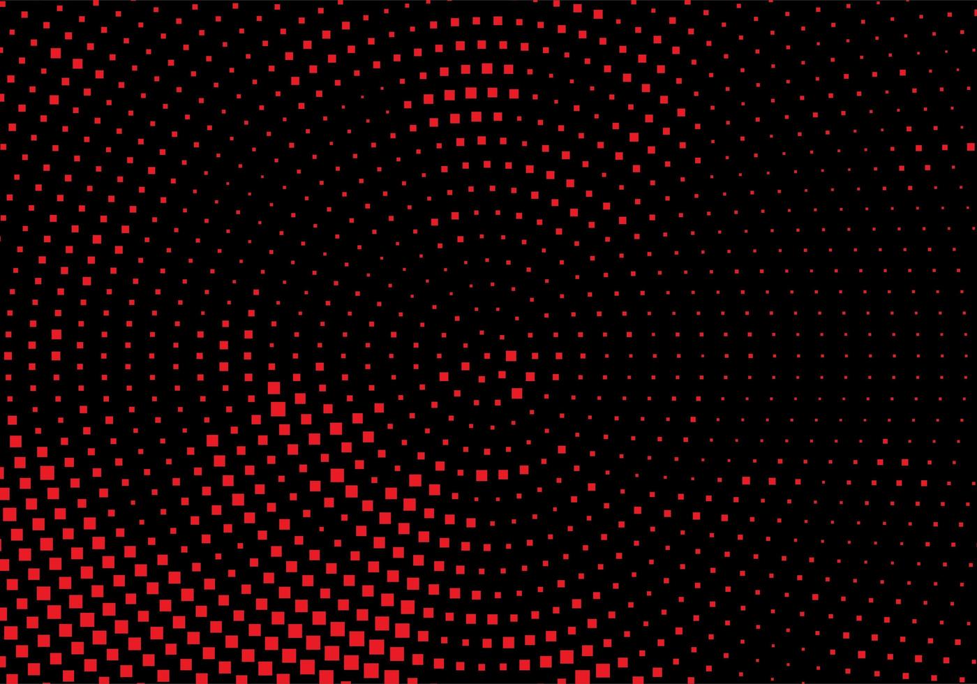 fundo pontilhado circular vermelho e preto moderno vetor