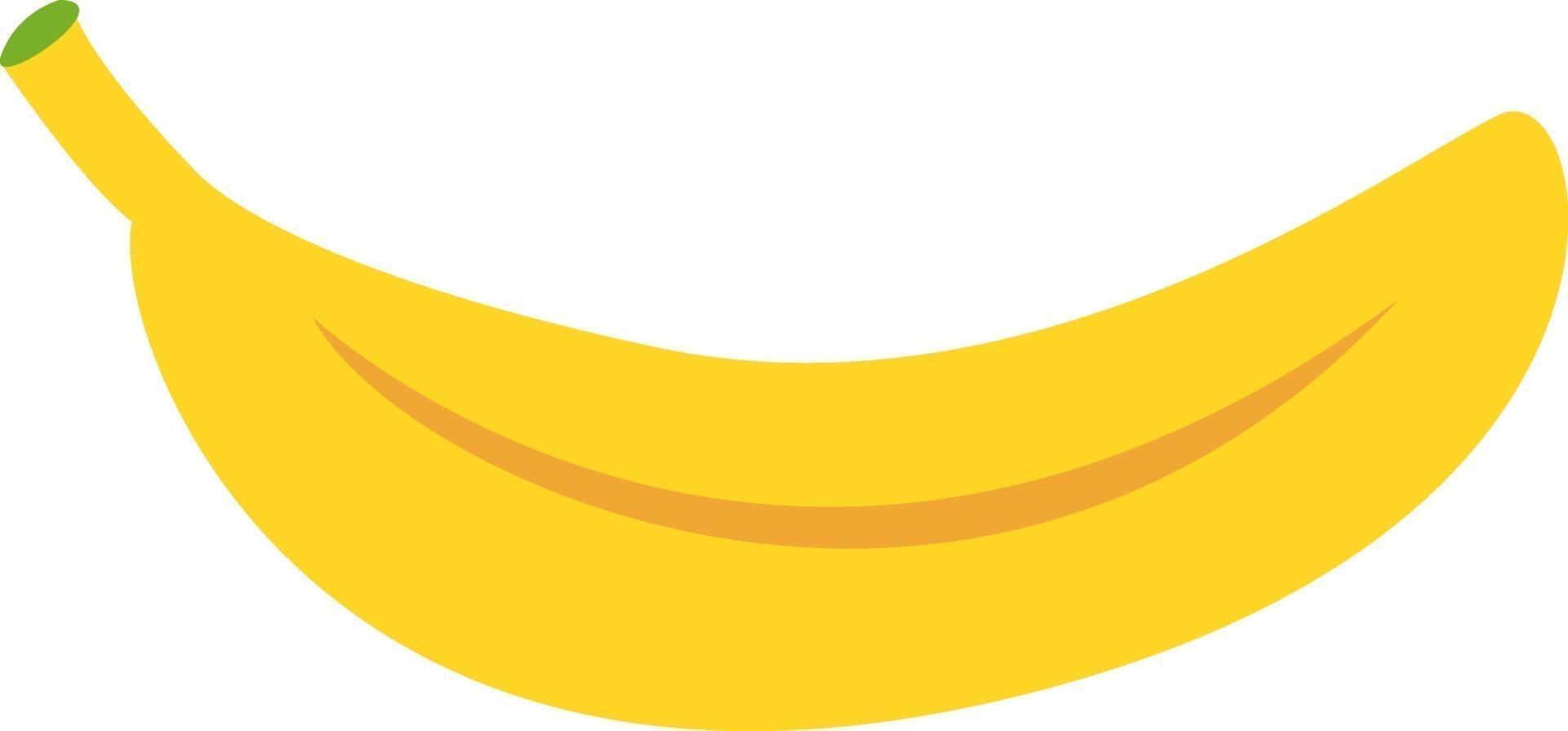 banana, ilustração, vetor em fundo branco