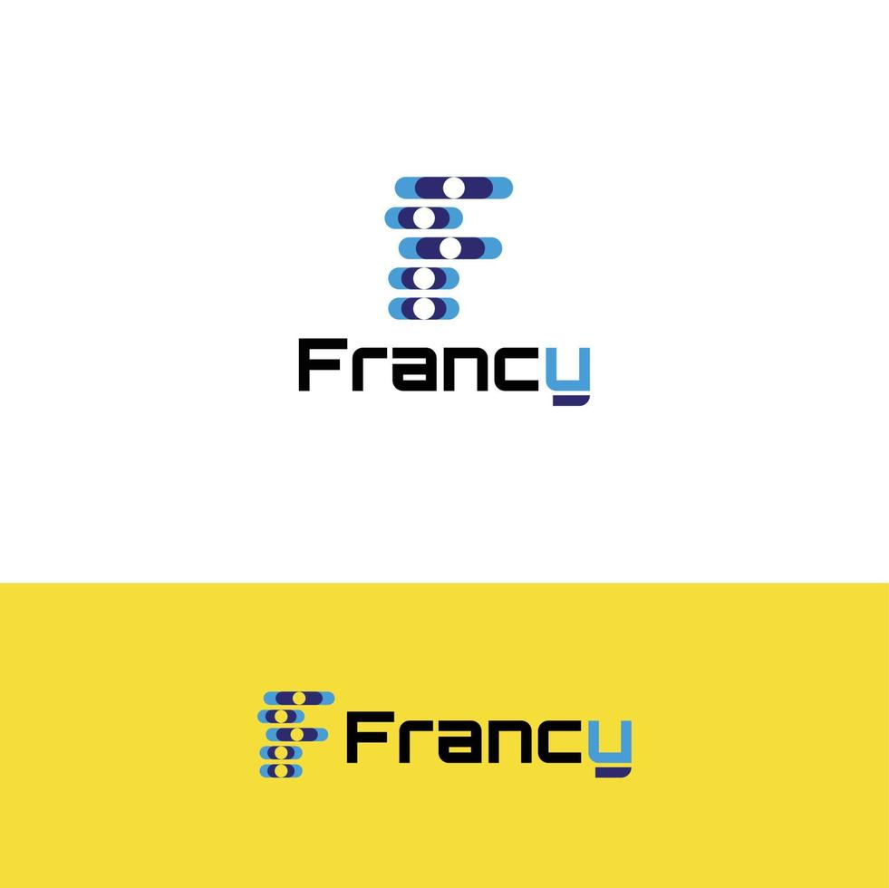 logotipo da letra f - logotipo da empresa vetor