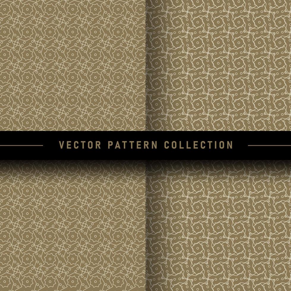conjunto de coleção de padrões geométricos vetor