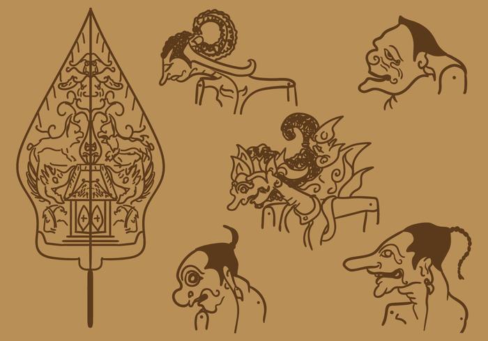 Vetor Wayang