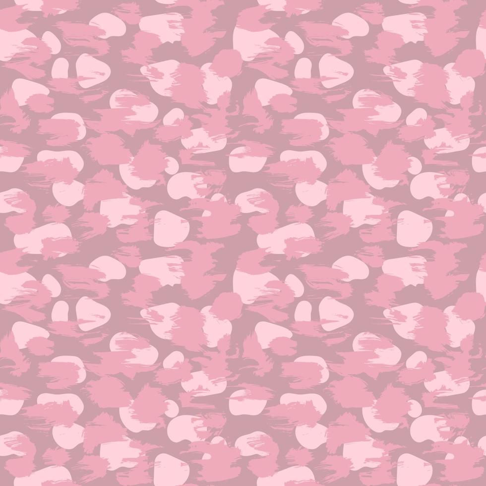 arte de pele de leopardo imitação rosa sem costura padrão vetor