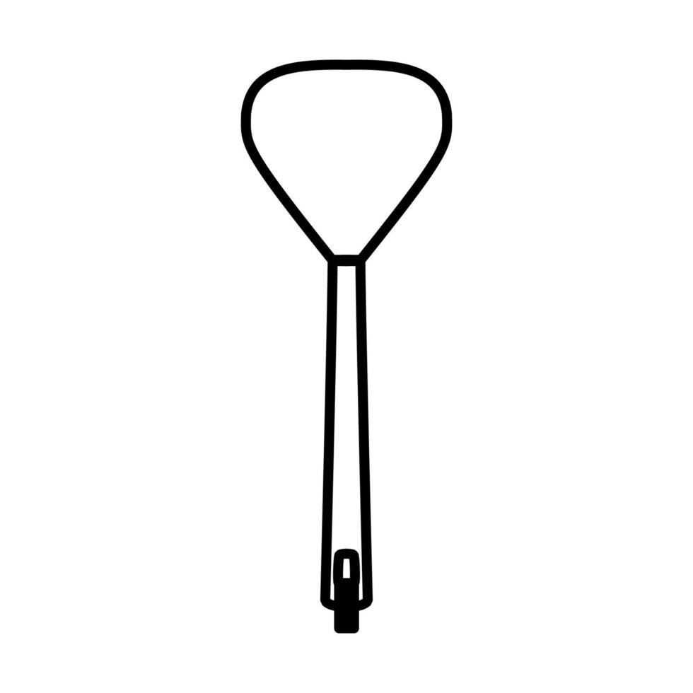 esboce o ícone de linha de utensílio de cozinha para design de conceito. fundo vetorial e fundo de cozinha. desenho de linha e arte conceitual. símbolo do ícone. vetor