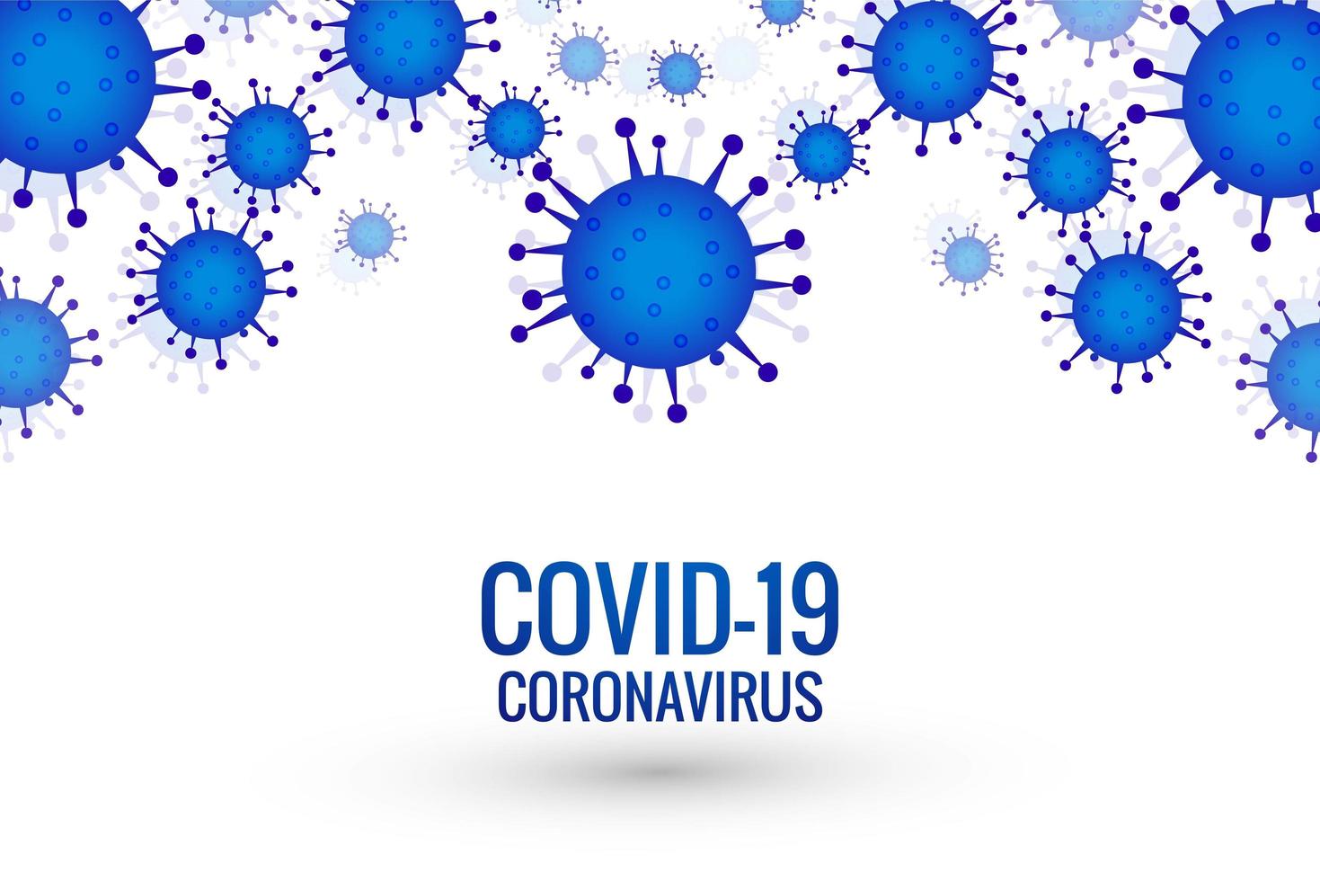 fronteira celular com coronavírus covid-19 vetor