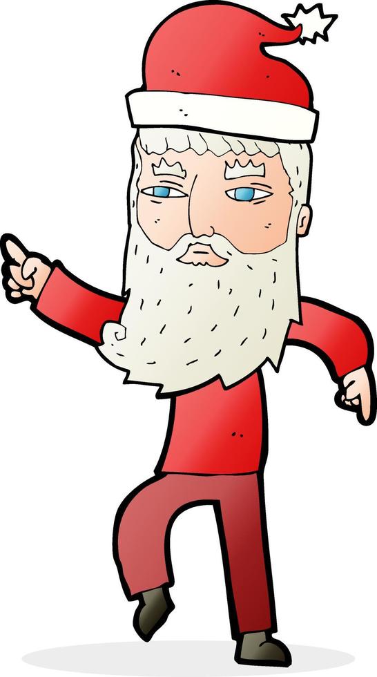 cartoon papai noel vetor