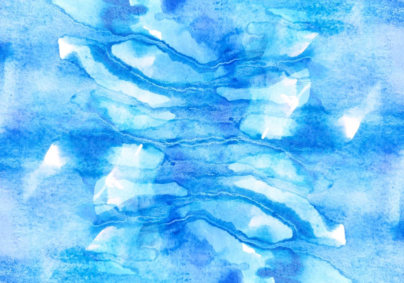 bela aquarela azul sangrar textura vetor