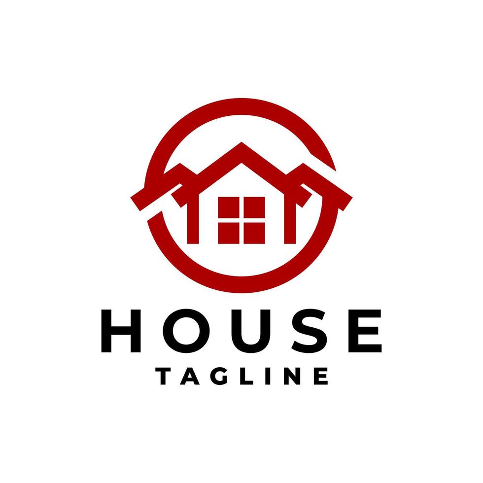 logotipo da casa da letra s. bom para empresa imobiliária ou qualquer negócio relacionado a casa. vetor
